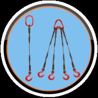 Грузоподъемное оборудование   (стропы, канат, крюки, звенья, цепи